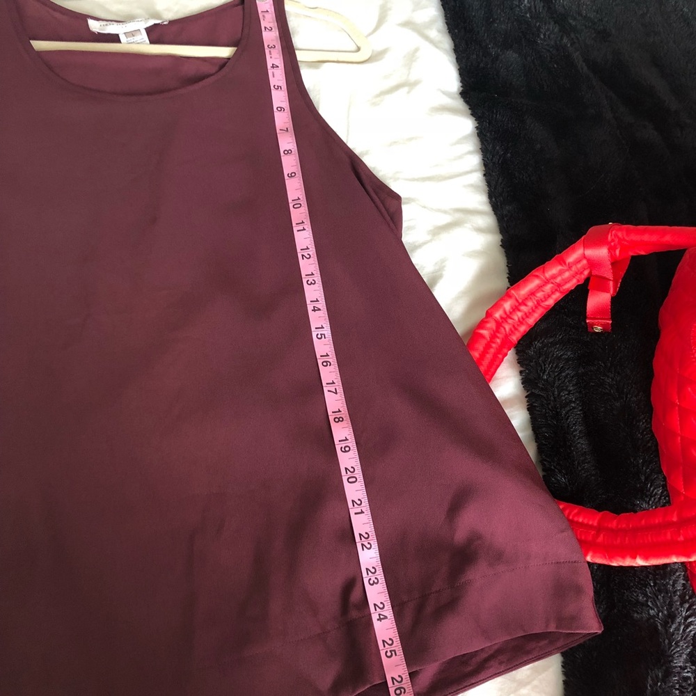 Maroon French Connection Tank Top - Picture 6 of 6